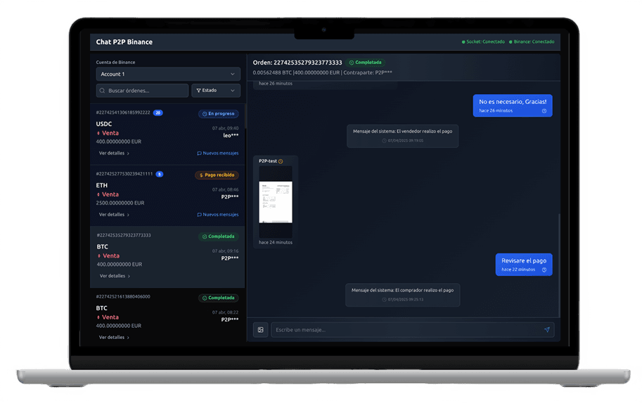 Silver P2P Manager Dashboard
