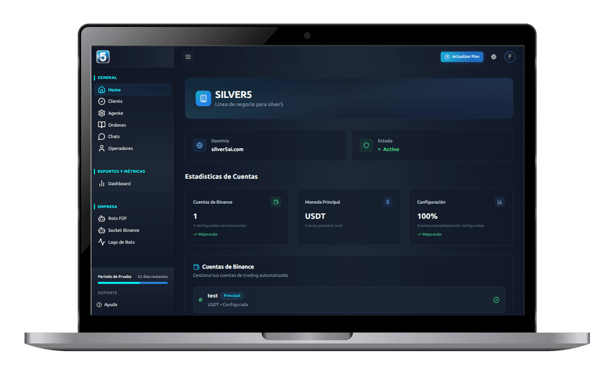 P2P Manager Dashboard - Plataforma integral para VASPs